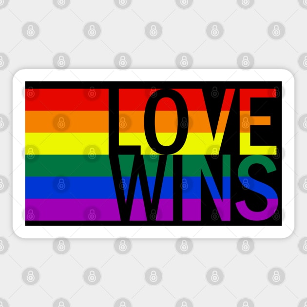 Love Always Wins Magnet by machmigo